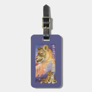 Lion King Nala and Simba Collage Graphic Luggage Tag