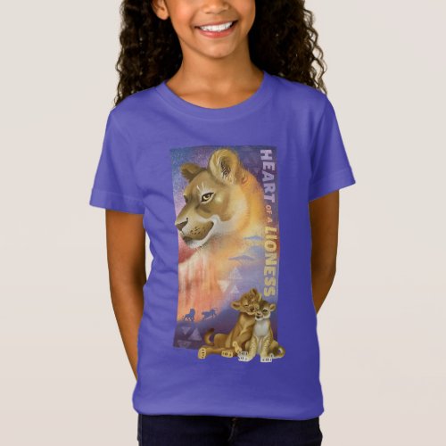 Lion King  Nala and Simba Collage Graphic T_Shirt