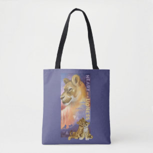 Lion King   Nala and Simba Collage Graphic Tote Bag