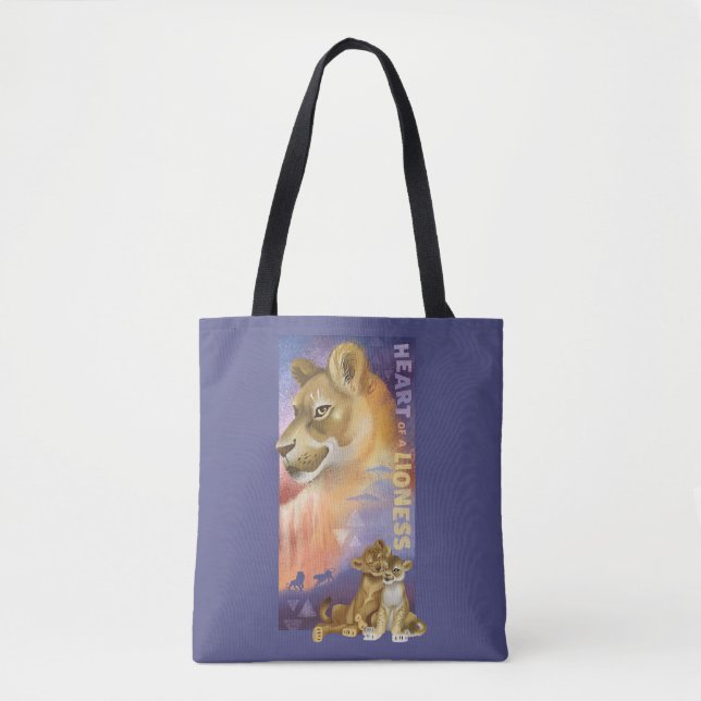 Lion King | Nala and Simba Collage Graphic Tote Bag (Front)