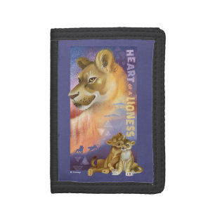Lion King   Nala and Simba Collage Graphic Tri-fold Wallet