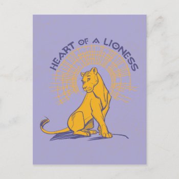 Lion King | Nala "heart Of A Lioness" Postcard by lionking at Zazzle