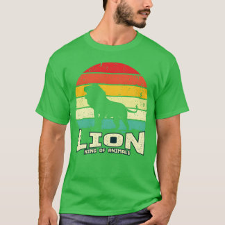 Lion King Of Animals retro T-Shirt