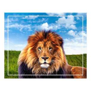 Lion King of the Forest Art-15475 Photo Print