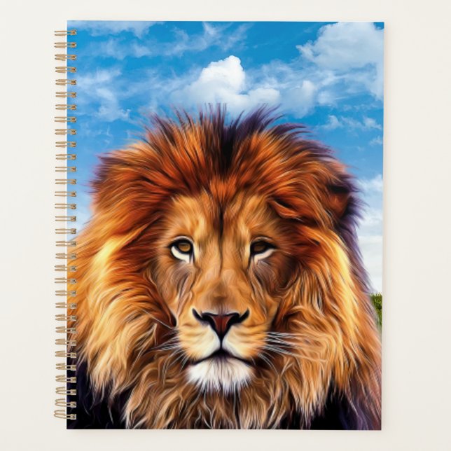 Lion King of the Forest Art-15475 Planner (Front)