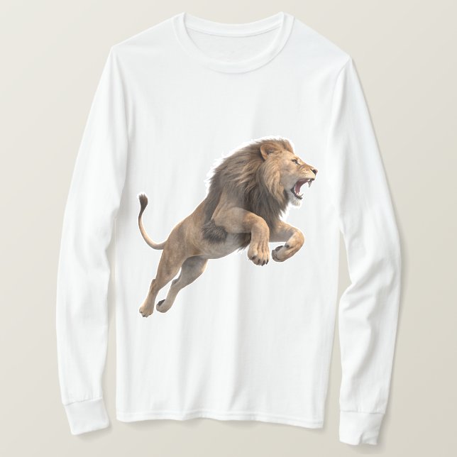 Lion King of the Jungle T-Shirt -  (Design Front)