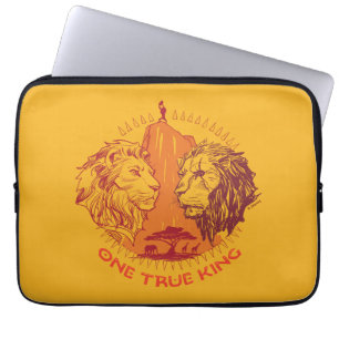 Lion King "One True King" Simba & Scar Sketch Laptop Sleeve
