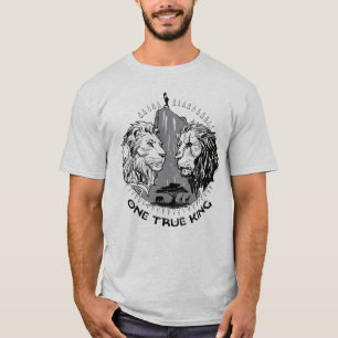 Lion King "One True King" Simba & Scar Sketch T-Shirt