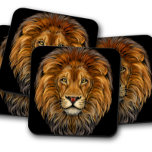 Lion King Portrai Coaster | Lion Cork Coaster Set<br><div class="desc">Lion King Portrait Coaster | Lion Cork Coaster Set - Bring some personality to a party or your bar with our Animal Coaster Collection. #cats,  #catcoasters,  #animalcoasters</div>