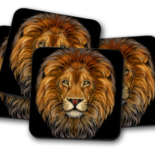 Lion King Portrait Coaster   Majestic Lion Coaster