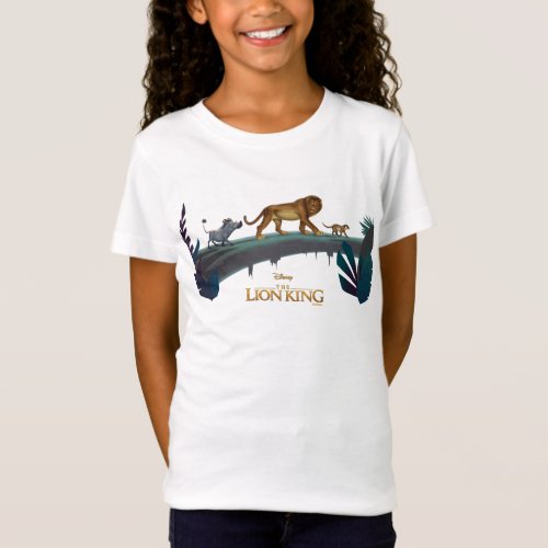 Lion King  Pumbaa Simba  Timon Crossing Log T_Shirt