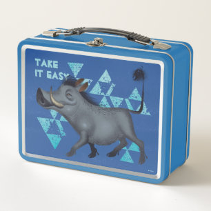 Lion King Pumbaa The Warthog Metal Lunch Box