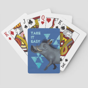 Lion King   Pumbaa The Warthog Playing Cards