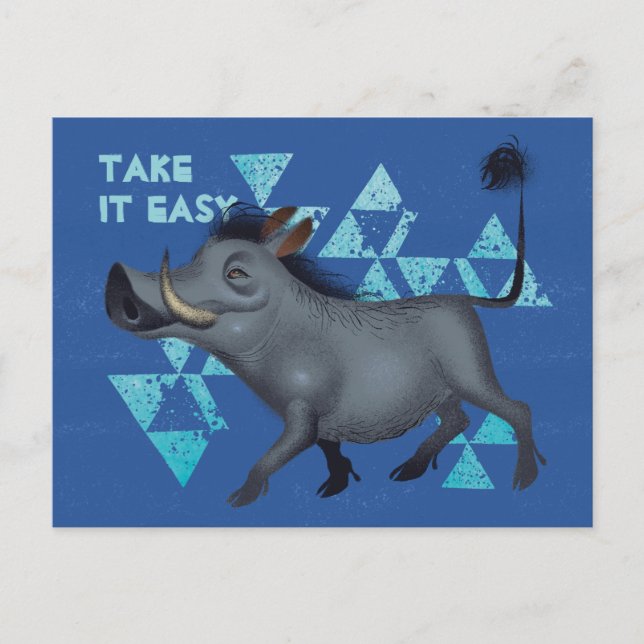Lion King | Pumbaa The Warthog Postcard (Front)