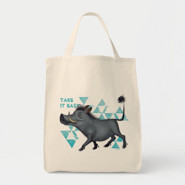 Lion King | Pumbaa The Warthog Tote Bag (Front)