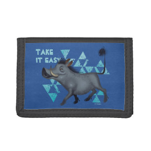 Lion King Pumbaa The Warthog Tri-fold Wallet