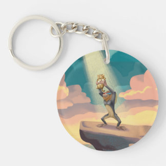 Lion King | Rafiki Presenting Simba Graphic Keychain