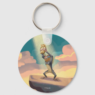 Lion King Rafiki Presenting Simba Graphic Keychain