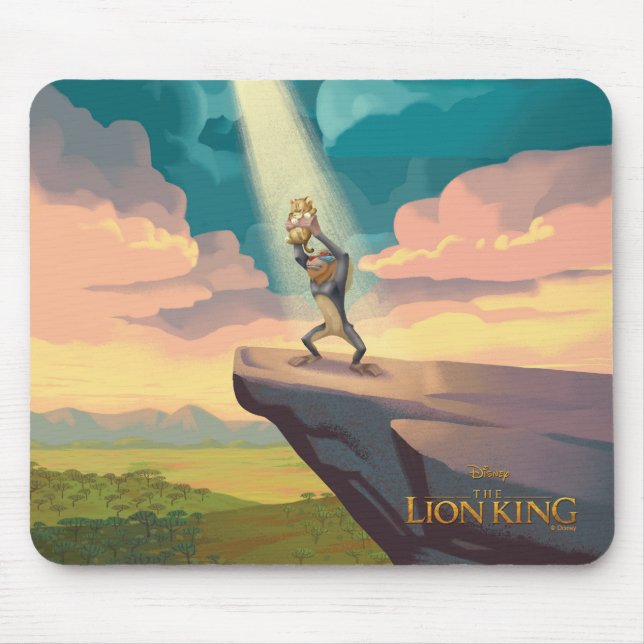 Lion King | Rafiki Presenting Simba Graphic Mouse Pad (Front)