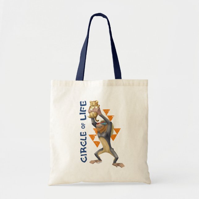 Lion King | Rafiki Presenting Simba Graphic Tote Bag (Front)