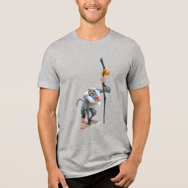 Lion King Rafiki standing Disney Tri-Blend Shirt (Front)