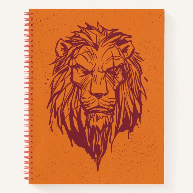 Lion King | Scar Head Sketch Notebook (Front)