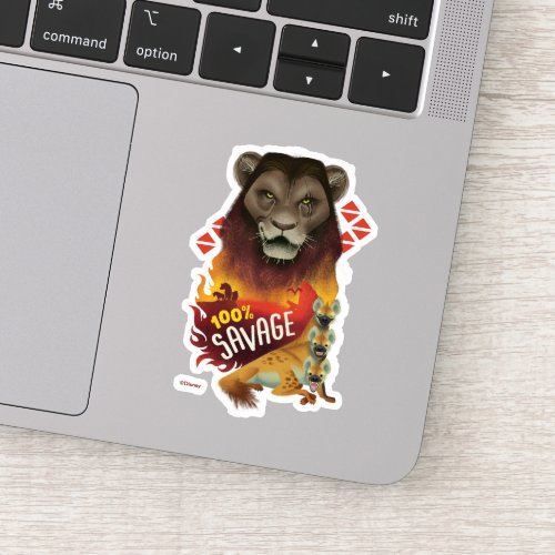 Lion King  Scar  Hyenas 100 Savage Sticker