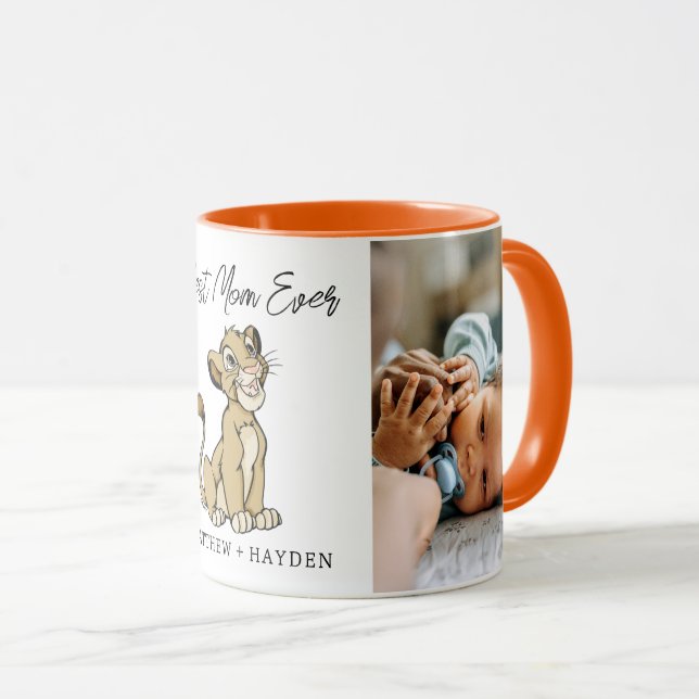 Lion King Simba "Best Mom Ever" Mug (Front Right)