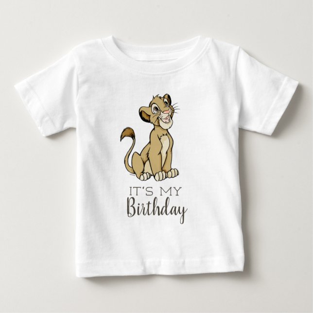 Lion King - Simba | Birthday Baby T-Shirt (Front)