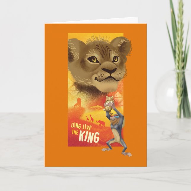 Lion King | Simba Collage Graphic Card (Front)