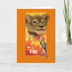 Lion King Simba Collage Graphic Card