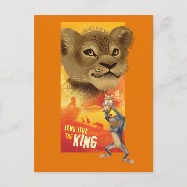 Lion King | Simba Collage Graphic Postcard (Front)