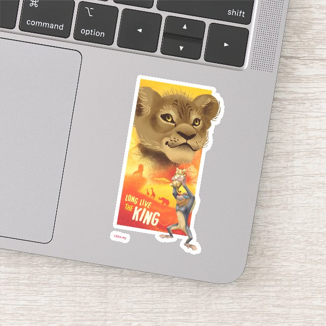Lion King | Simba Collage Graphic Sticker (Detail)