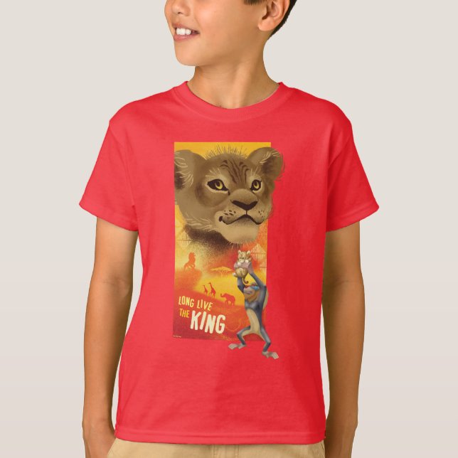 Lion King | Simba Collage Graphic T-Shirt (Front)