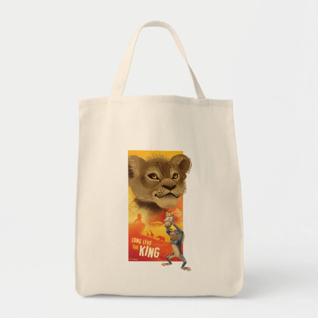Lion King | Simba Collage Graphic Tote Bag (Front)