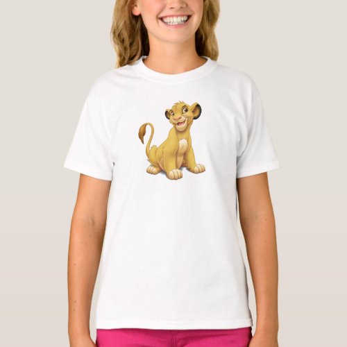 Lion King Simba cub playful Disney T_Shirt