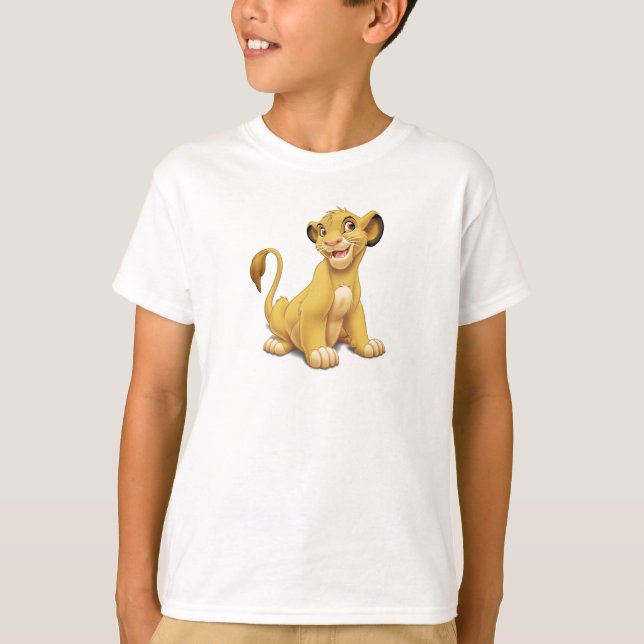 Lion King Simba cub playful Disney T-Shirt (Front)