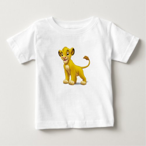 Lion King Simba cub standing Disney Baby T_Shirt