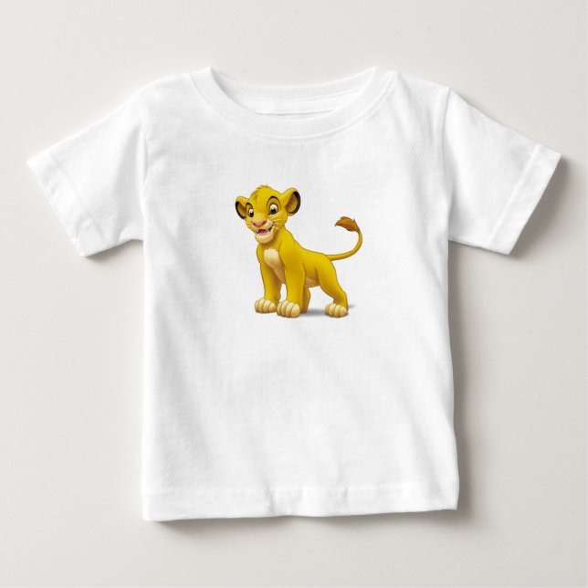Lion King Simba cub standing Disney Baby T-Shirt (Front)