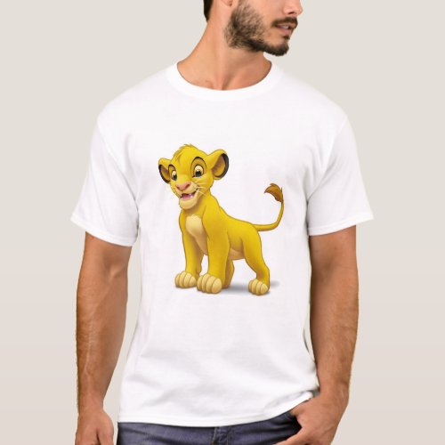 Lion King Simba cub standing Disney T_Shirt