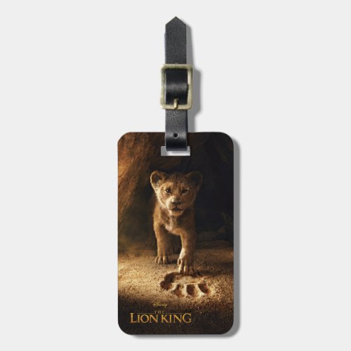 Lion King  Simba Following In Mufasas Step Luggage Tag