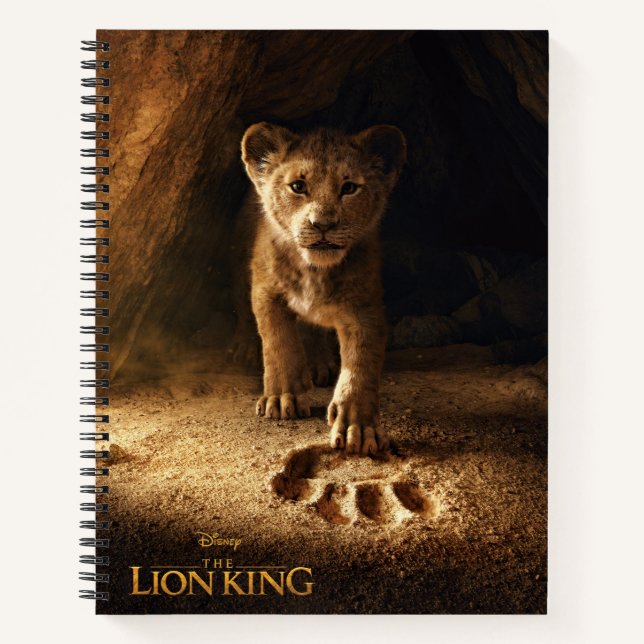 Lion King | Simba Following In Mufasa's Step Notebook (Front)