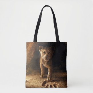 Lion King | Simba Following In Mufasa's Step Tote Bag