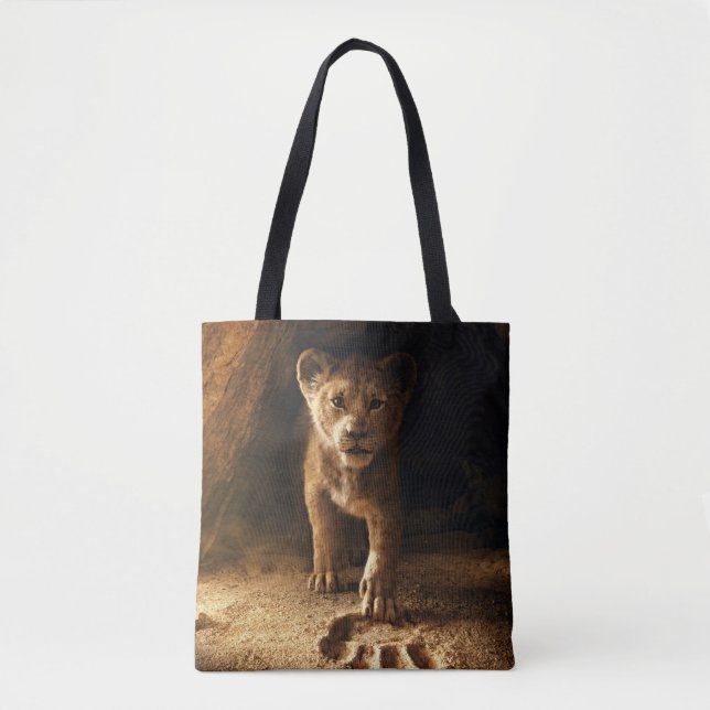 Lion King | Simba Following In Mufasa's Step Tote Bag (Front)