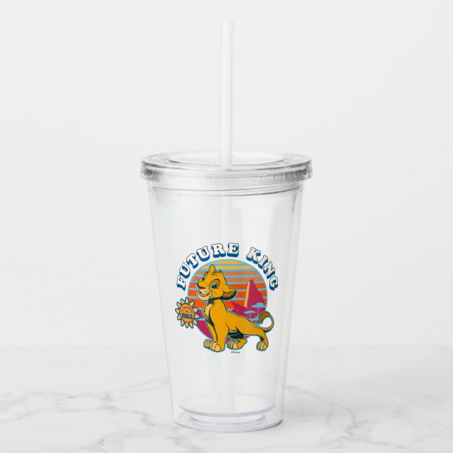 Lion King | Simba - Future King Acrylic Tumbler (Front)