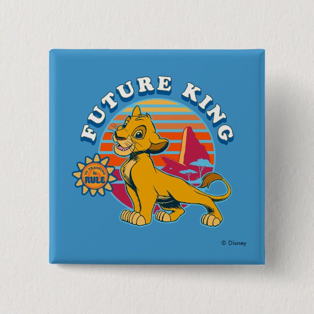 Lion King | Simba - Future King Button (Front)