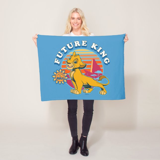 Lion King | Simba - Future King Fleece Blanket (In Situ)