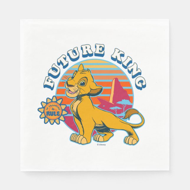 Lion King | Simba - Future King Napkins (Front)