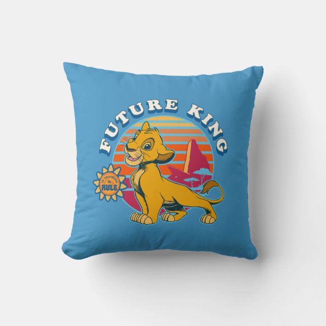 Lion King | Simba - Future King Throw Pillow (Front)