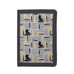 Lion King | Simba Gray &amp; Gold Hatched Pattern Trifold Wallet
